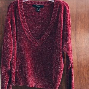 2 Forever 21 Cropped Knit Sweaters!!